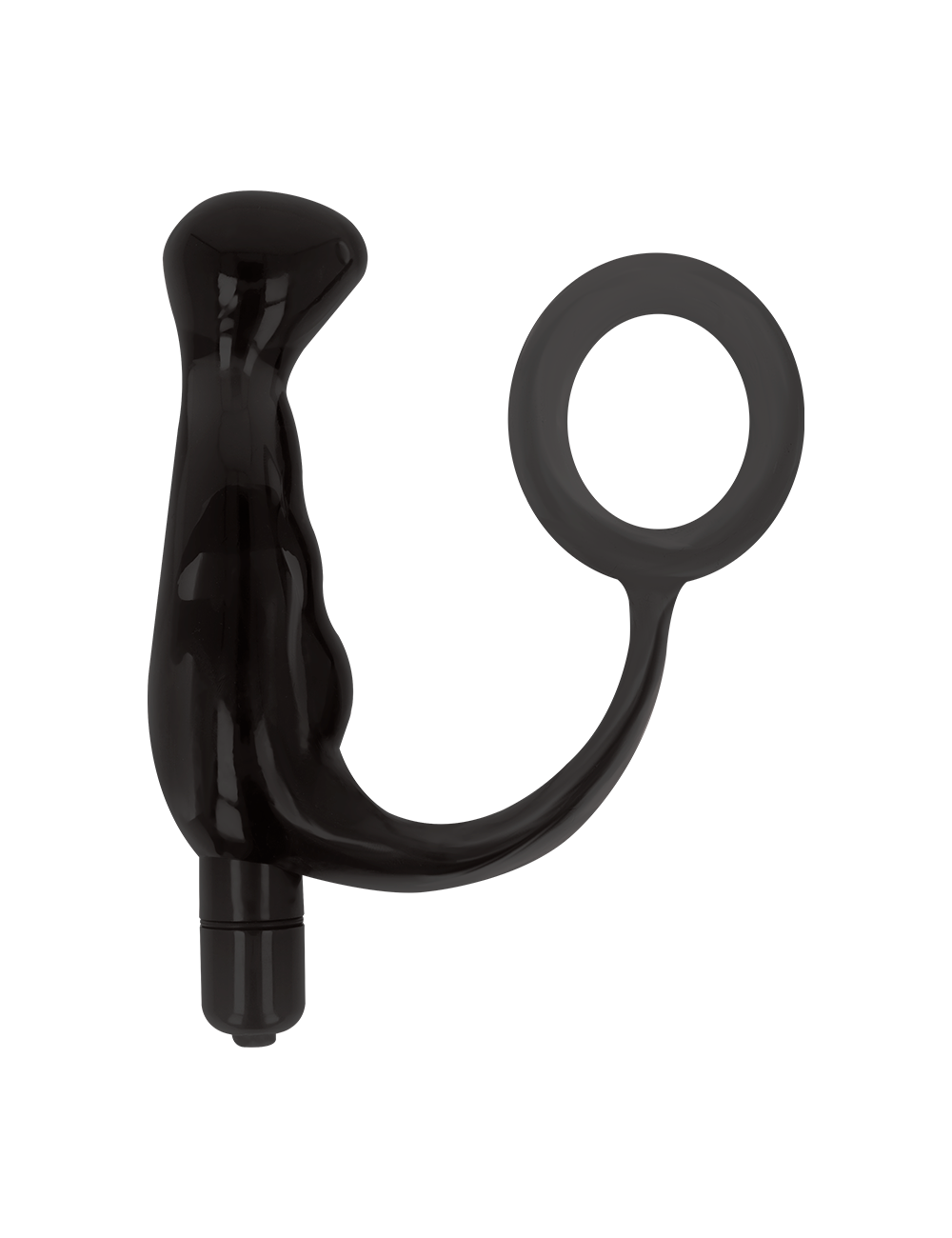 VIBRATORE DI GIOCATTOLI addicted PROST TICO NERO 10 CM VIBRATORE DI GIOCATTOLI addicted PROST TICO NERO 10 CM