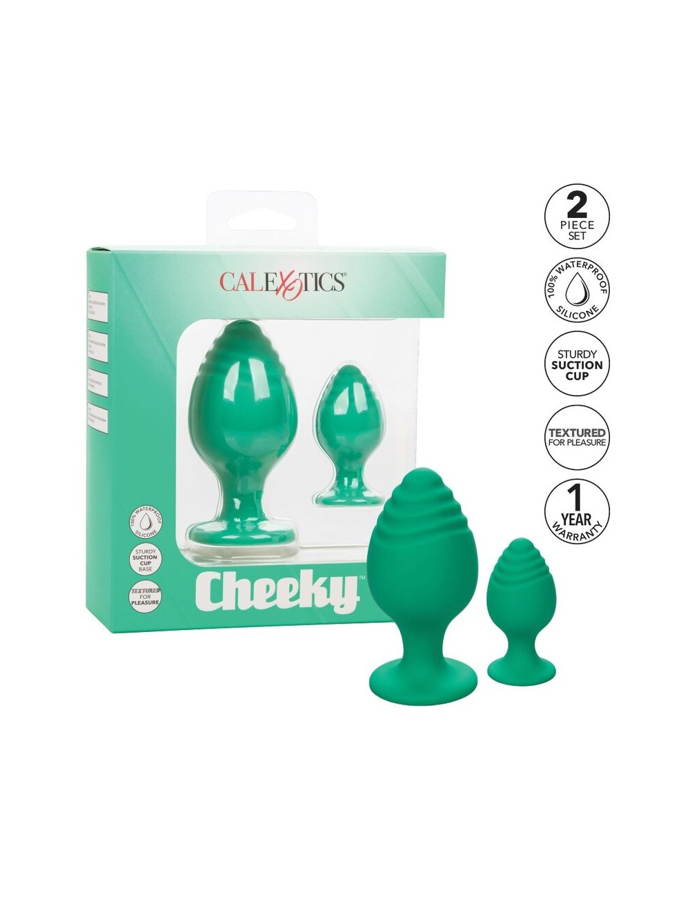 CALEX CHEEKY BUTTPLUG - VERDE