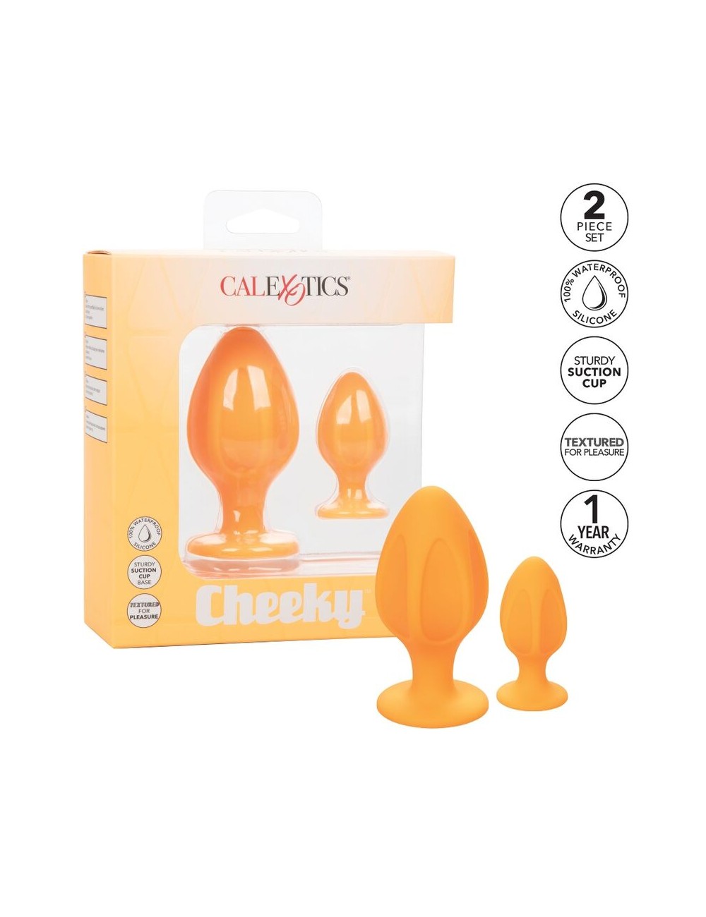 CALEX CHEEKY BUTTPLUG - ARANCIO CALEX CHEEKY BUTTPLUG - ARANCIO