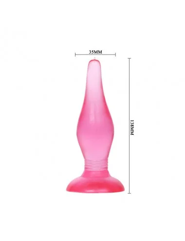 PLUG ANAL TACTO SUAVE LILA 14.2 cm