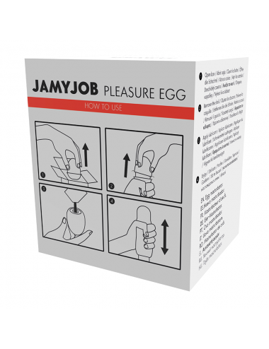 JAMYJOB MASTURBATORE UOVO WHITE EDITION DISCRETT