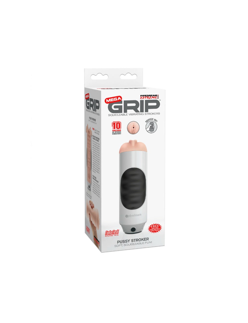 PIPEDREAM EXTREME TOYZ MEGA GRIP VAGINA MASTURBATOR VIBRATORE PIPEDREAM EXTREME TOYZ MEGA GRIP VAGINA MASTURBATOR VIBRATORE