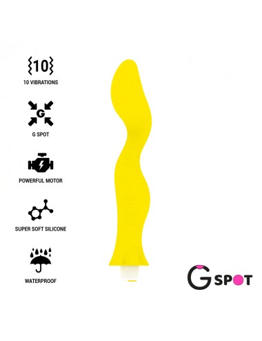 VIBRATORE G-SPOT GAVYN G-SPOT GIALLO