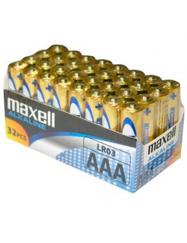 BATTERIA MAXELL AAA LR03 PACK * 32 UDS