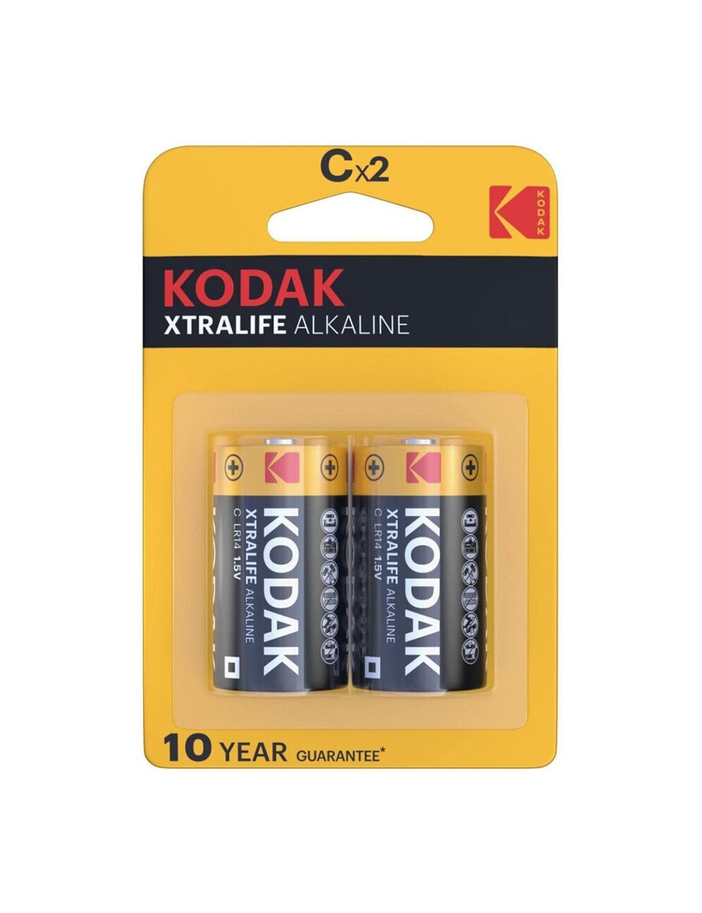 BATTERIE ALCALINE KODAK XTRALIFE CX 2 UNITÀ BATTERIE ALCALINE KODAK XTRALIFE CX 2 UNITÀ