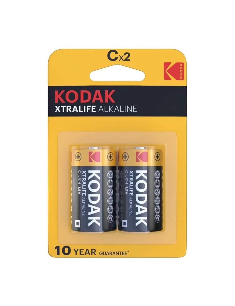 BATTERIE ALCALINE KODAK XTRALIFE CX 2 UNITÀ BATTERIE ALCALINE KODAK XTRALIFE CX 2 UNITÀ