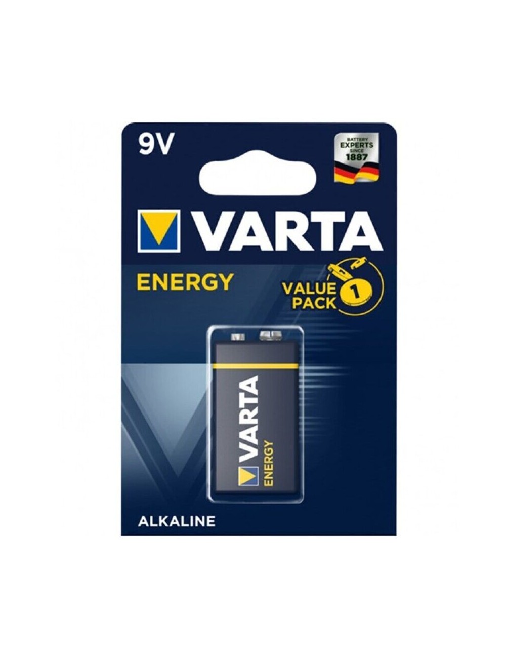 BATTERIA VARTA ENERGY 9V LR61 1 UNITÀ BATTERIA VARTA ENERGY 9V LR61 1 UNITÀ