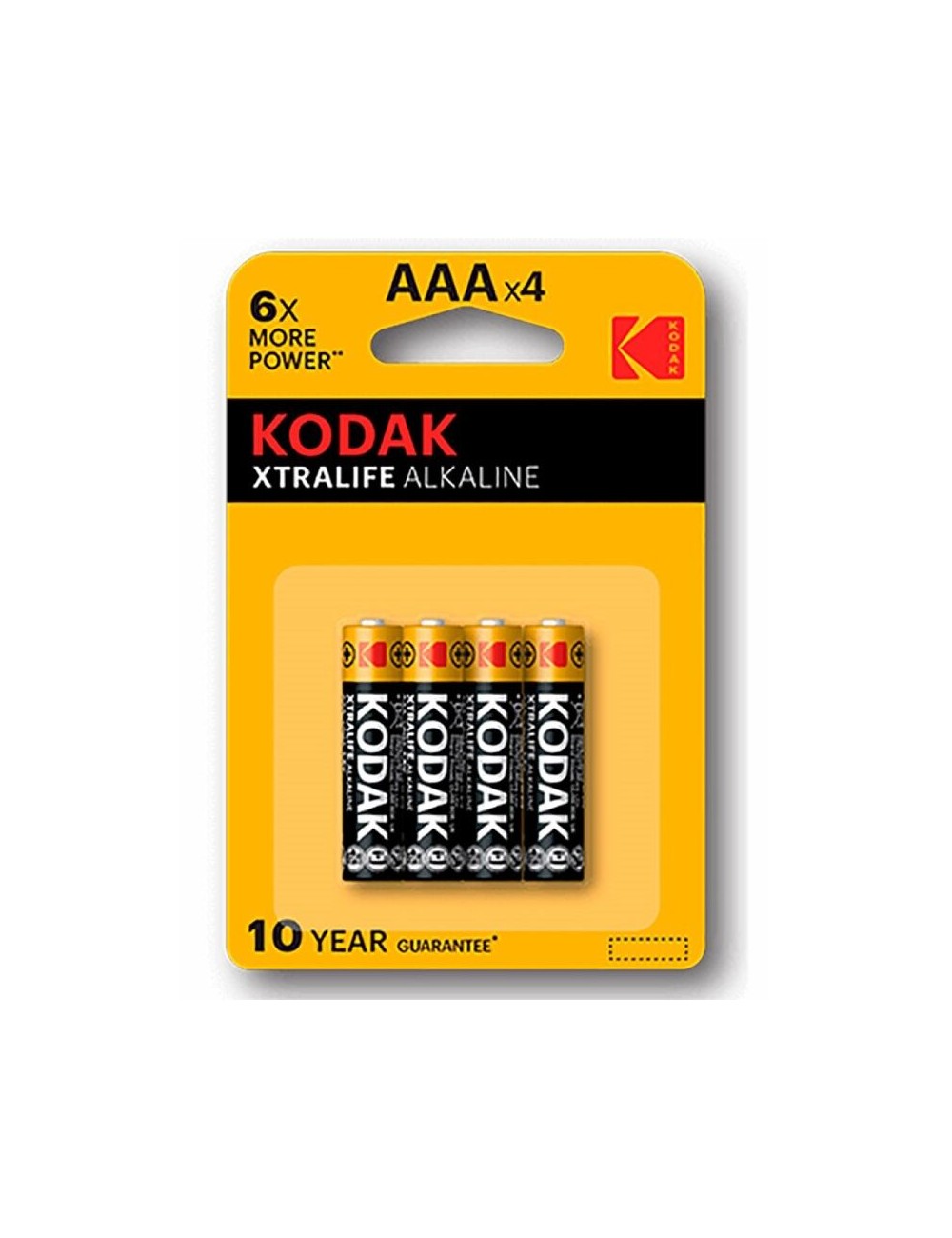 BATTERIA ALCALINA KODAK XTRALIFE AAA LR03 BLISTER * 4