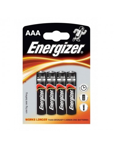 ENERGIZER ALKALINE POWER BATTERIA ALCALINA AAA LR03 BLISTER * 4