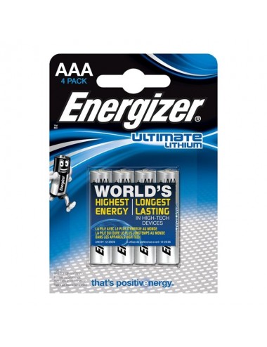 ENERGIZER ULTIMATE LITHIUM BATTERIA AL LITIO AAA L92 LR03 1