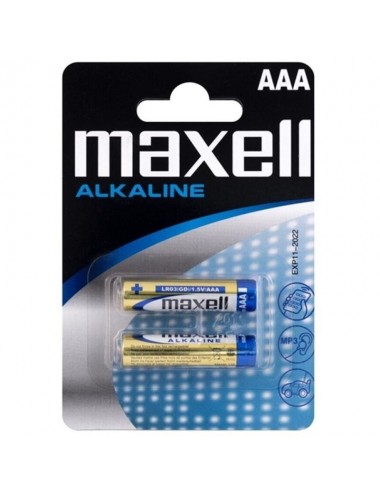 MAXELL PILA ALCALINA AAA LR03 BLISTER*2