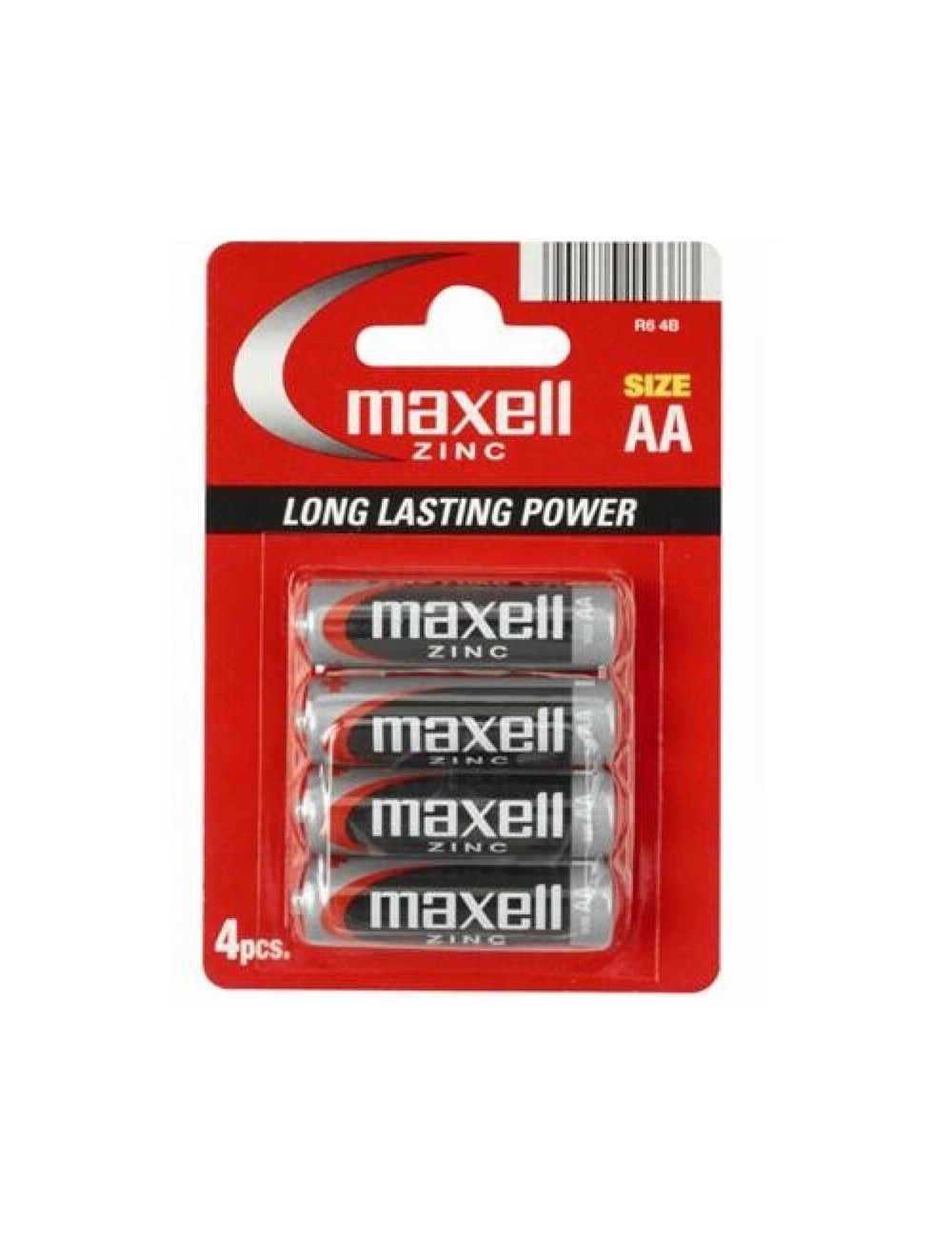 MAXELL PILA SALINA MANGANESO AA R6 BLISTER*4 MAXELL PILA SALINA MANGANESO AA R6 BLISTER*4