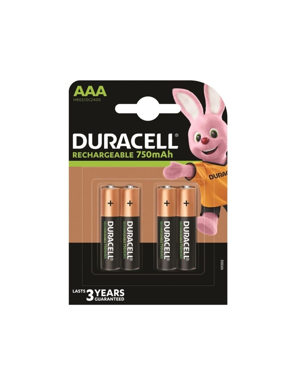 BATTERIA RICARICABILE DURACELL HR03 AAA 750mAh 4 UNITÀ BATTERIA RICARICABILE DURACELL HR03 AAA 750mAh 4 UNITÀ