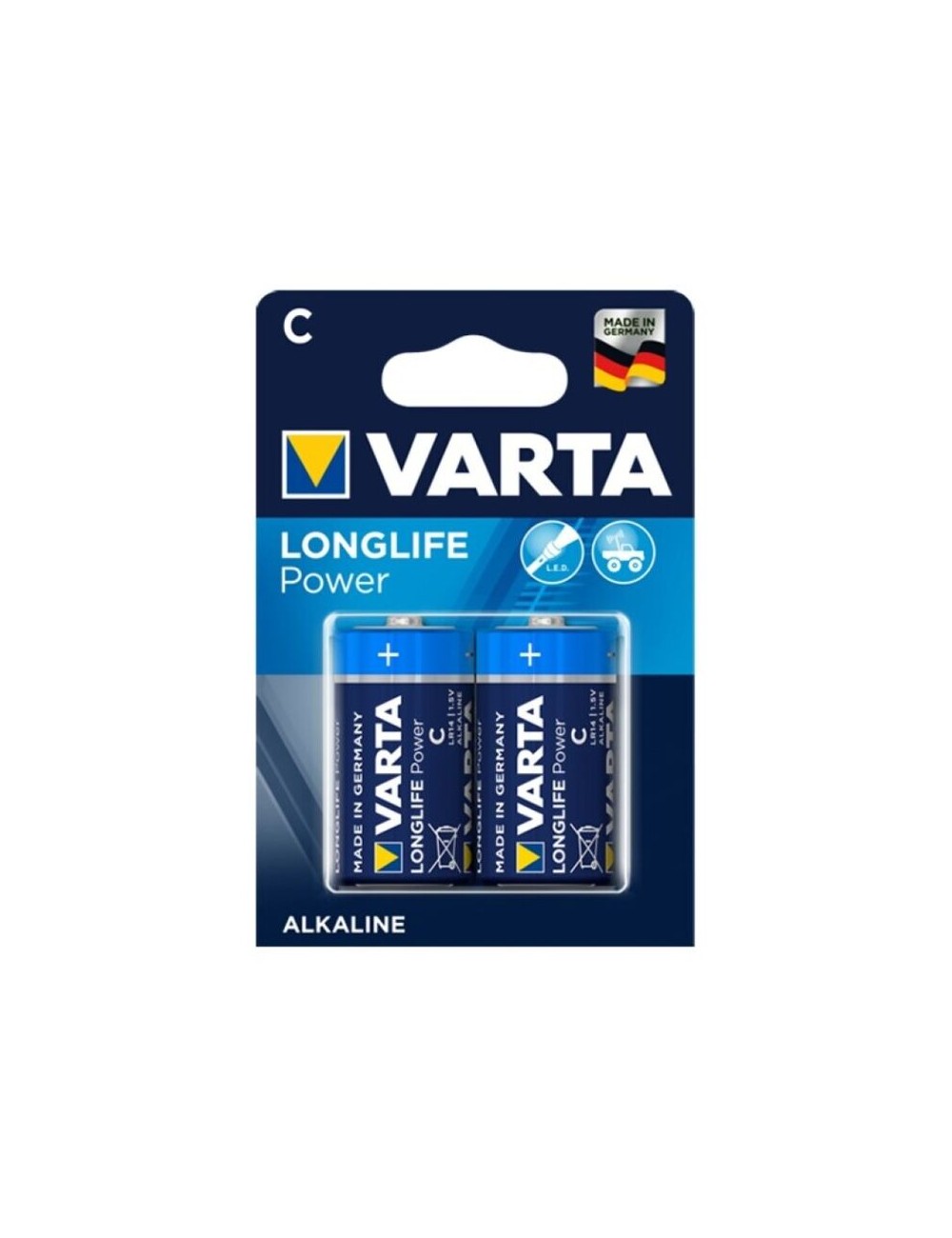 VARTA LONGLIFE POWER BATTERIA ALCALINA C LR14 2 UNITÀ VARTA LONGLIFE POWER BATTERIA ALCALINA C LR14 2 UNITÀ