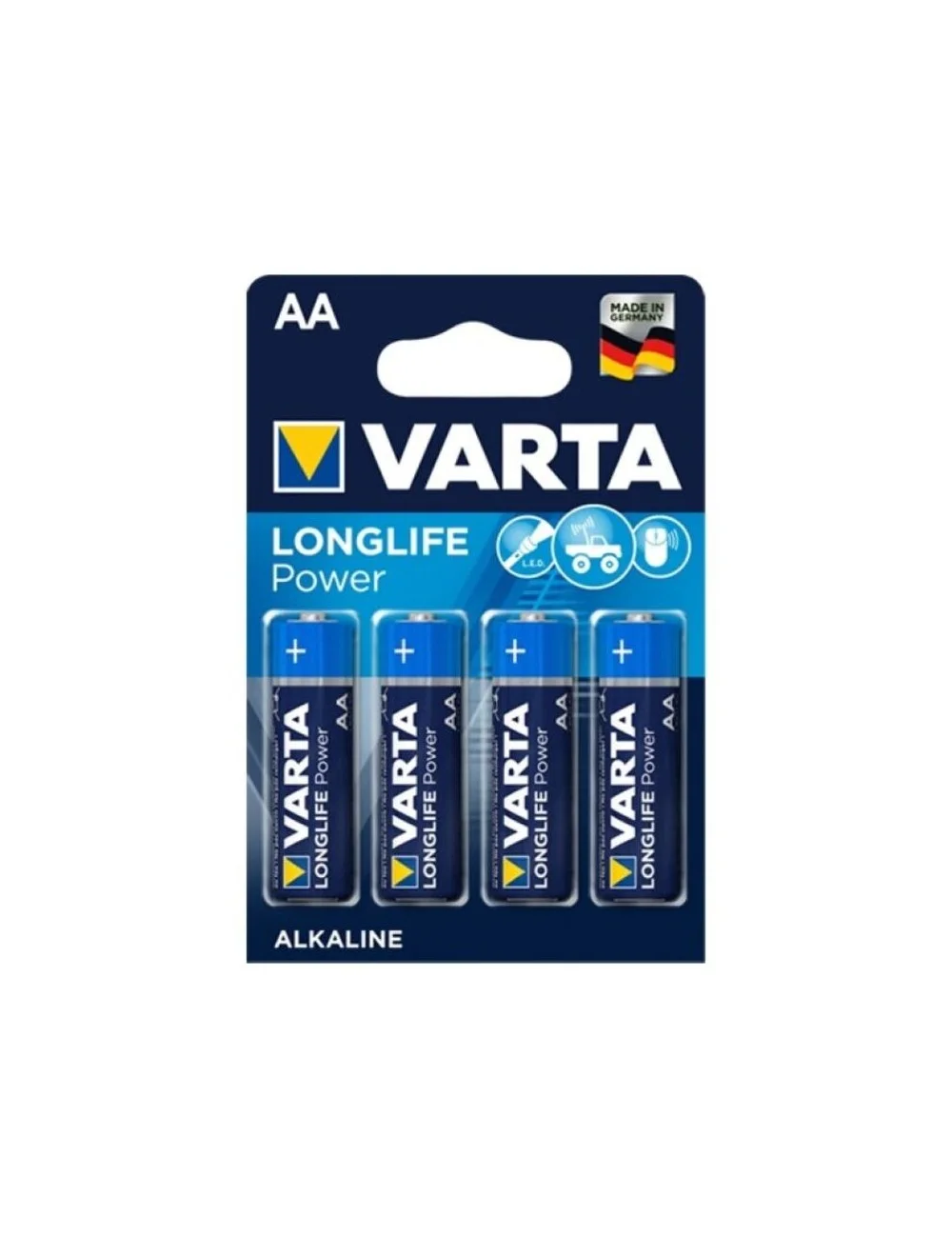 VARTA LONGLIFE POWER BATTERIA ALCALINA AA LR6 4 UNITÀ VARTA LONGLIFE POWER BATTERIA ALCALINA AA LR6 4 UNITÀ