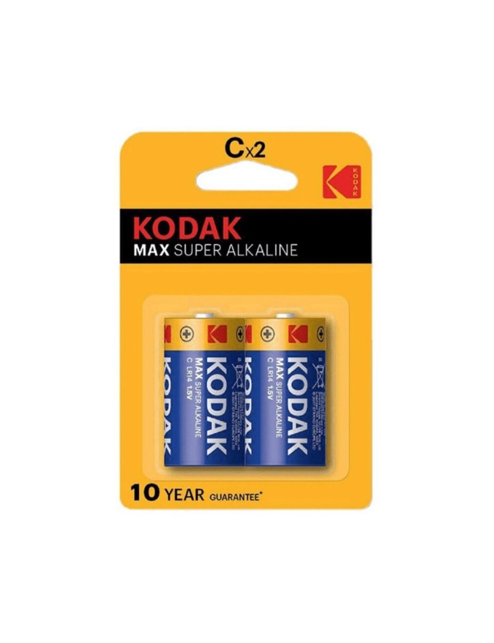 BATTERIA ALCALINE KODAK MAX C LR14 2 UNITÀ BATTERIA ALCALINE KODAK MAX C LR14 2 UNITÀ