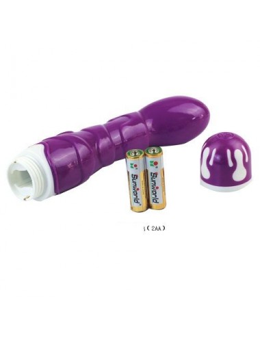 REALISTIC COCK 10 RITMOS SENSATION LILA