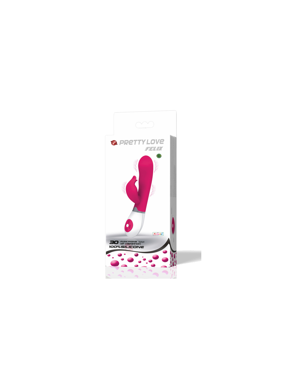 PRETTY LOVE FLIRTATION - VIBRADOR CON ESTIMULADOR FELIX