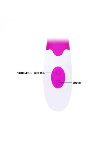 PRETTY LOVE FLIRTATION - VIBRADOR CON ESTIMULADOR CLITORIS ALVIS