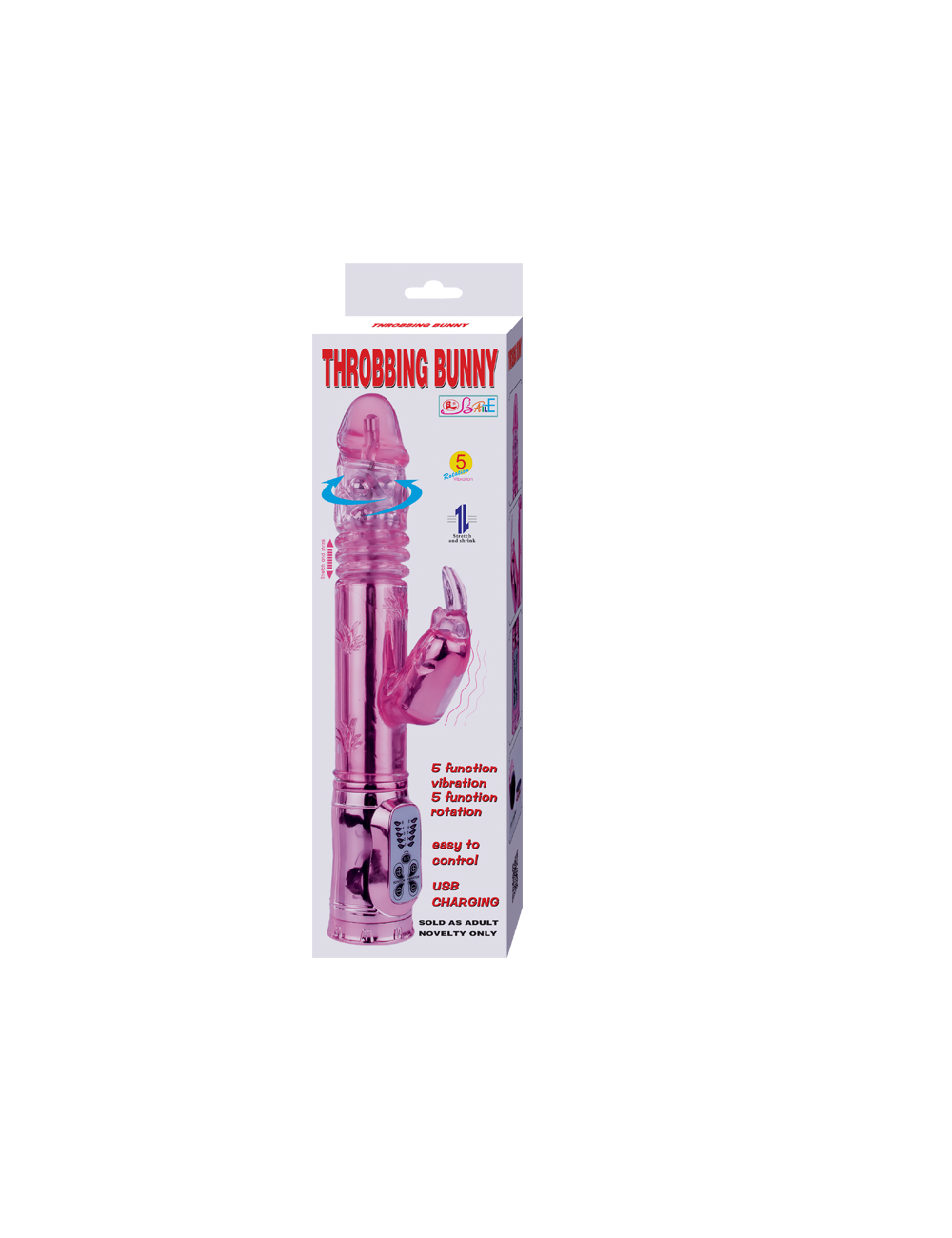 THROBBING BUNNY ROTADOR RAMPANTE ROSA THROBBING BUNNY ROTADOR RAMPANTE ROSA