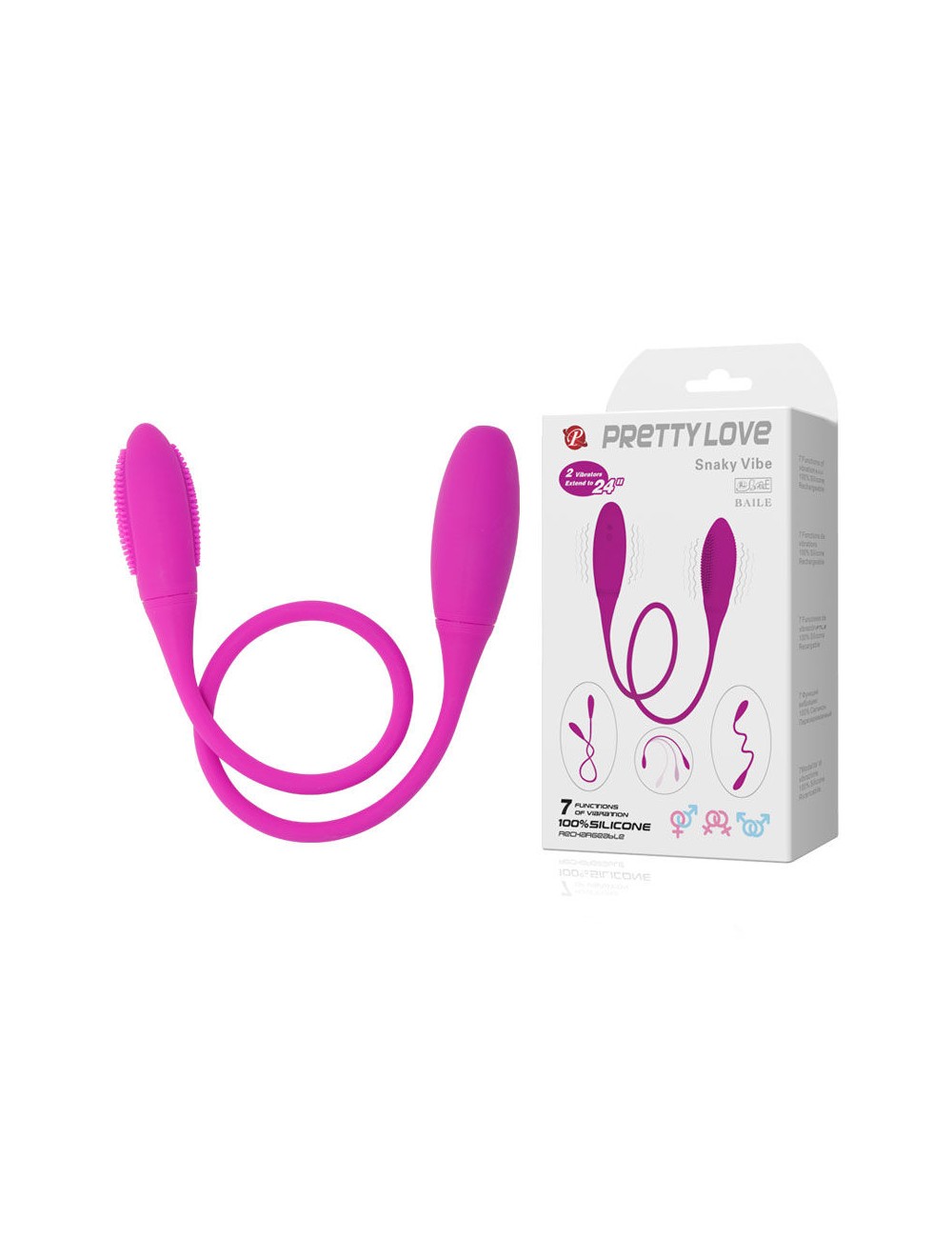 VIBRATORE SNAKY DELUXE PRETTY LOVE 7V