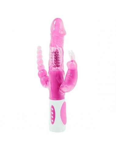 BAILE PRETTY BUNNY TRIPLE VIBRADOR ROTADOR