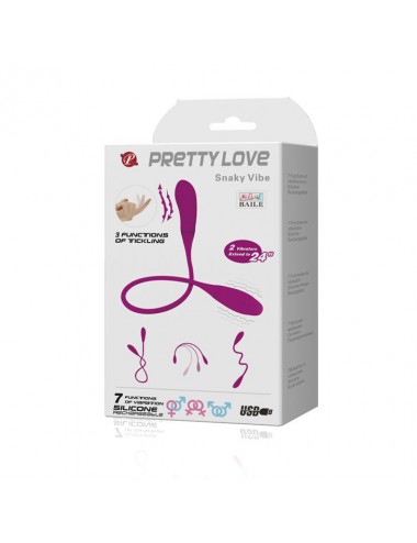 PRETTY LOVE SMART - VIBRATORE SNAKY VIBE 7V + 3 TICKLING