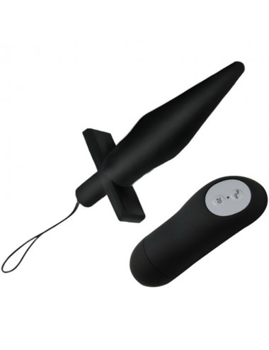 BAILE BUTT PLUG ANAL CON VIBRACION - NEGRO