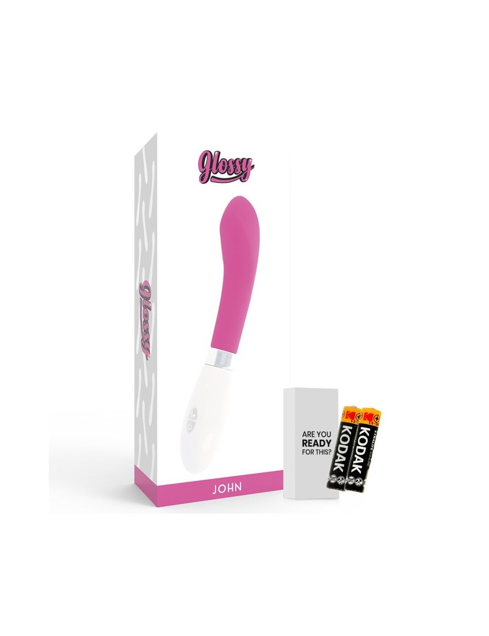 GLOSSY JOHN VIBRADOR ROSA GLOSSY JOHN VIBRADOR ROSA