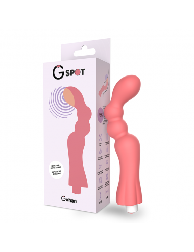 VIBRATORE G-SPOT GOHAN G-SPOT ROSSO CHIARO