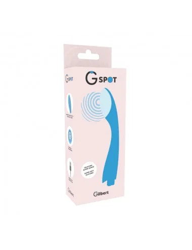 VIBRATORE G-SPOT GYLBERT BLU TURCHESE G-SPOT