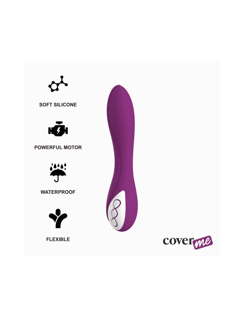 VIBRATORE ELSIE COVERME RICARICABILE 10 VELOCITÀ IMPERMEABILE VIBRATORE ELSIE COVERME RICARICABILE 10 VELOCITÀ IMPERMEABILE