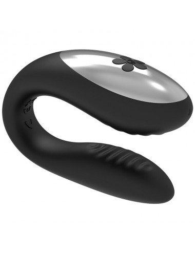 BRILLY GLAM WE LOVE VIBRATOR PER COPPIE TELECOMANDO NERO