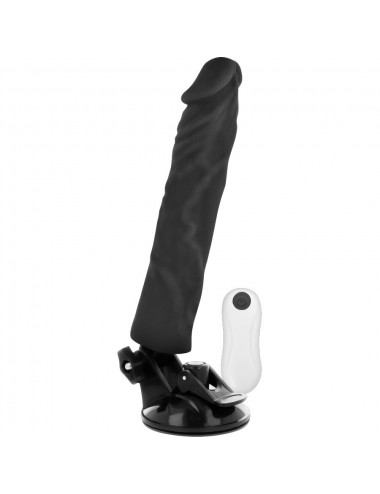 BASECOCK VIBRATORE REALISTICO TELECOMANDO NERO 21 CM