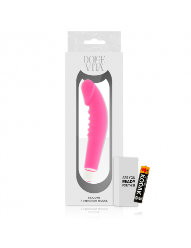 DOLCE VITA  REALISTIC PLEASURE PINK  SILICONE