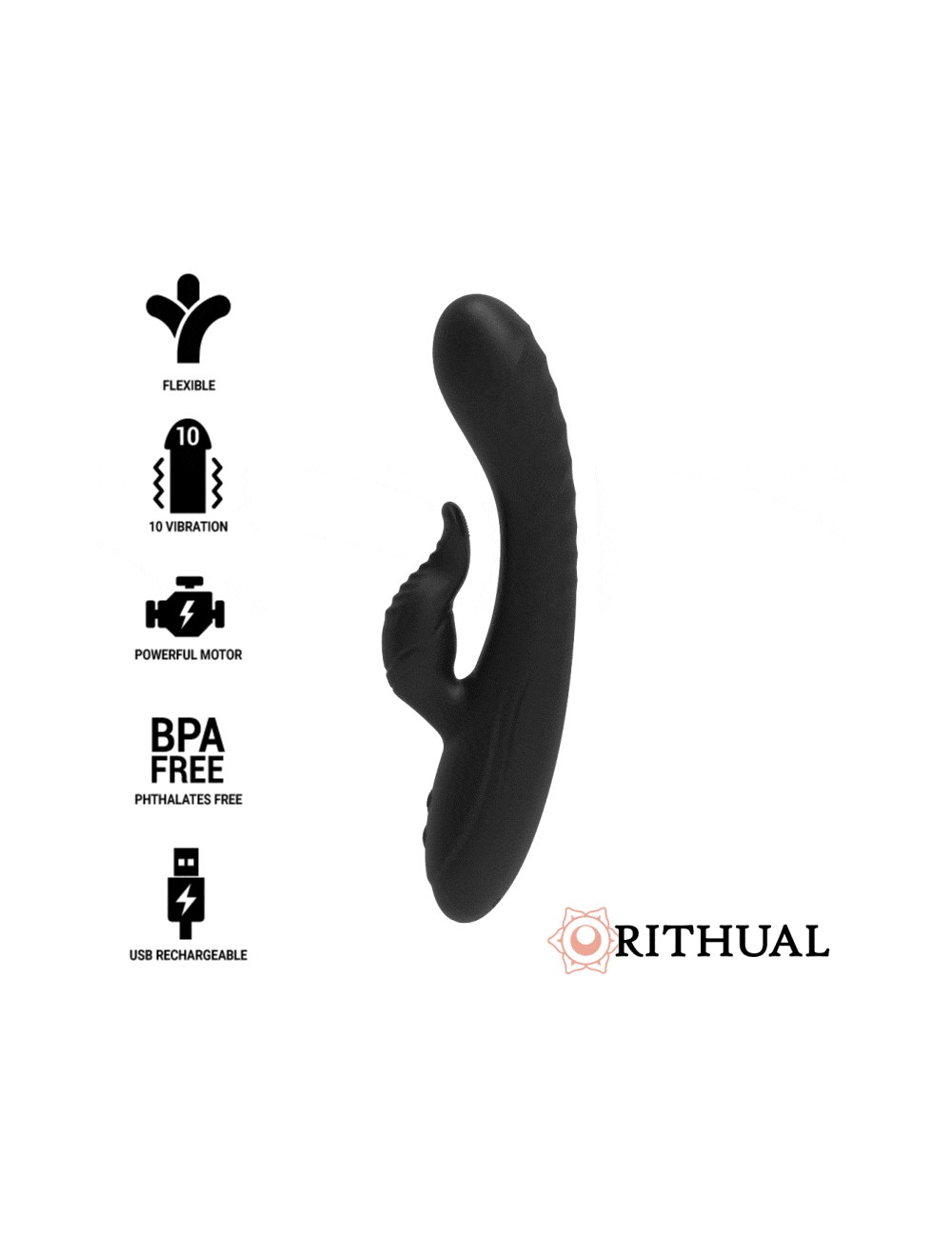 RITHUAL ANUSARA MOTOR DUAL RECARGABLE 2.0  NEGRO