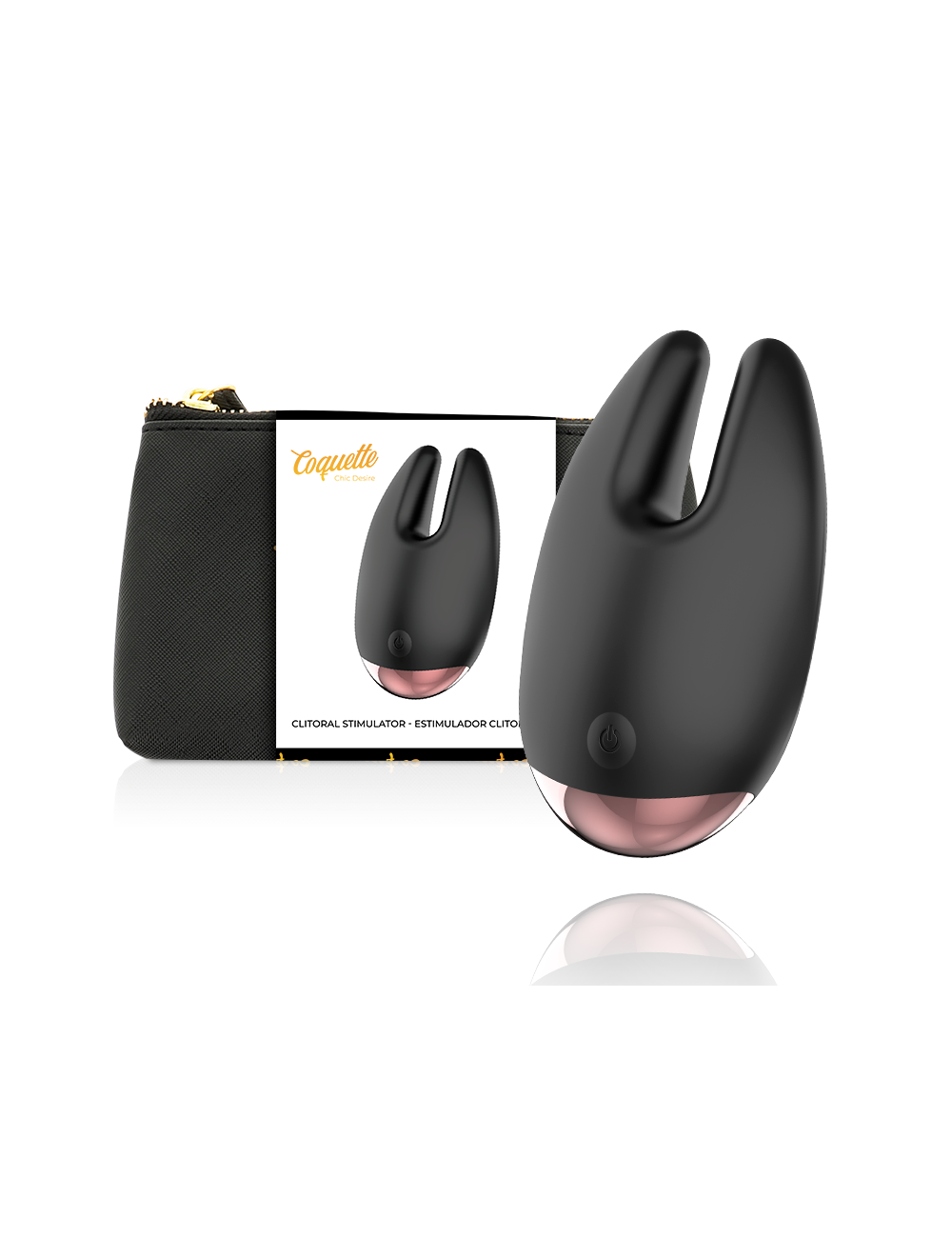 STIMOLATORE CLITORIALE COQUETTE CHIC DESIRE NERO/ORO STIMOLATORE CLITORIALE COQUETTE CHIC DESIRE NERO/ORO