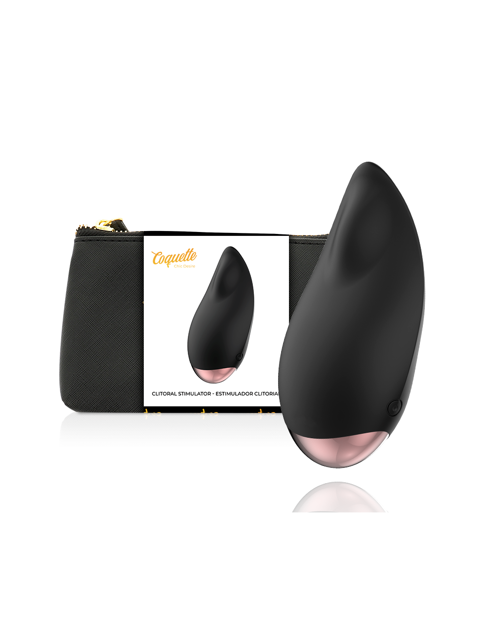STIMOLATORE CLITORIALE COQUETTE CHIC DESIRE NERO/ORO