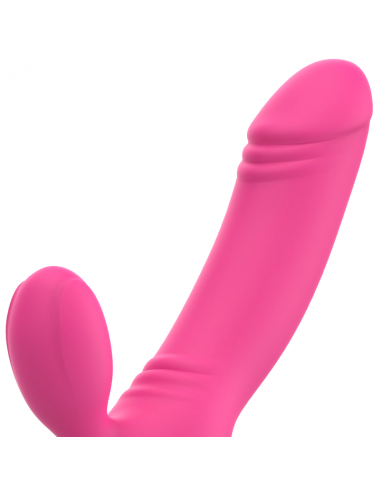 OHMAMA BIX VIBRATORE A DOPPIA STIMOLAZIONE XMAS EDITION ROSA