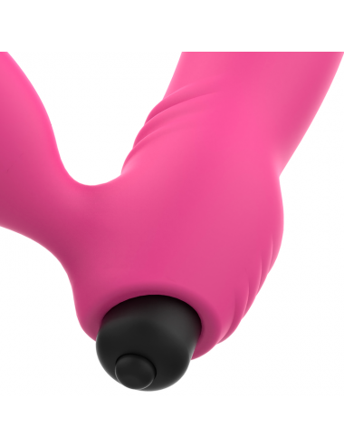 OHMAMA BIX VIBRATORE A DOPPIA STIMOLAZIONE XMAS EDITION ROSA