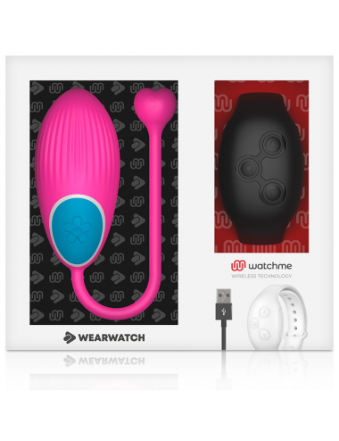 WEARWATCH EGG WIRELESS TECHNOLOGY WATCHME FUCHSIA / JET BLACK