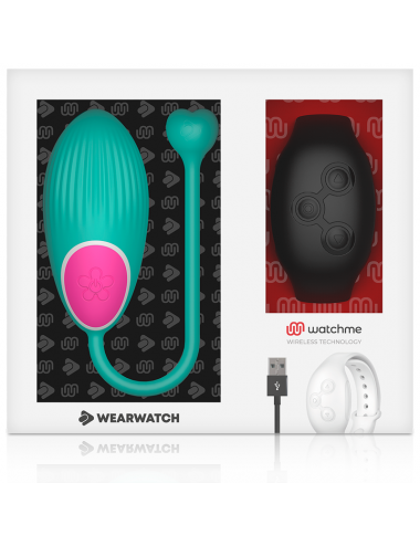 WEARWATCH EGG WIRELESS TECHNOLOGY WATCHME AQUAMARINE / JET BLACK