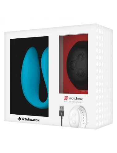 WEARWATCH DUAL PLEASURE WIRELESS TECHNOLOGY WATCHME INDIGO / JET BLACK