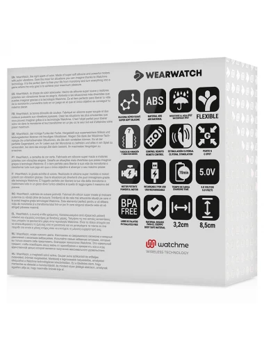 WEARWATCH DUAL PLEASURE WIRELESS TECHNOLOGY WATCHME INDIGO / JET BLACK
