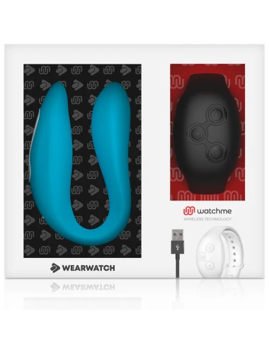 WEARWATCH DUAL PLEASURE WIRELESS TECHNOLOGY WATCHME INDIGO / JET BLACK