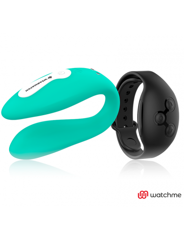 WEARWATCH DUAL PLEASURE WIRELESS TECHNOLOGY WATCHME AQUAMARINE / JET BLACK