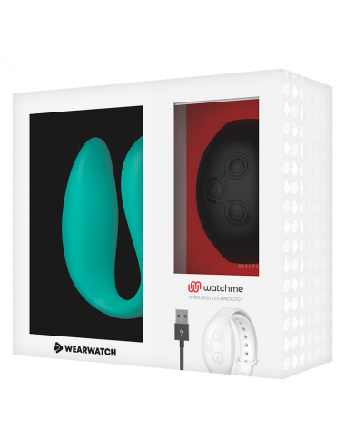 WEARWATCH DUAL PLEASURE WIRELESS TECHNOLOGY WATCHME AQUAMARINE / JET BLACK