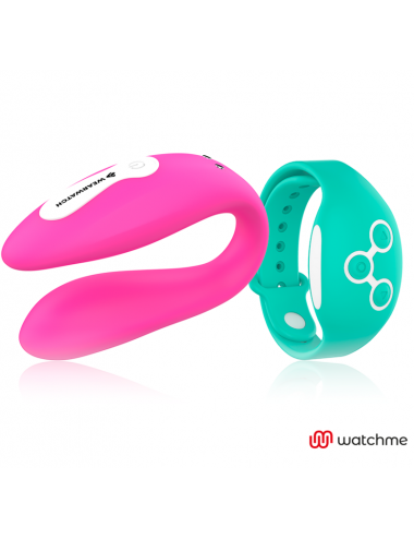 WEARWATCH DUAL PLEASURE WIRELESS TECHNOLOGY WATCHME FUCSIA / ACQUAMARINA