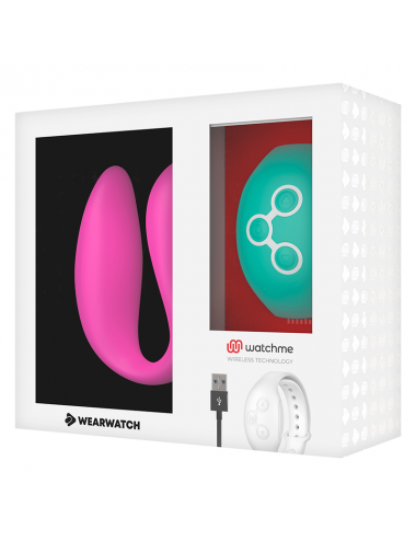 WEARWATCH DUAL PLEASURE WIRELESS TECHNOLOGY WATCHME FUCSIA / ACQUAMARINA
