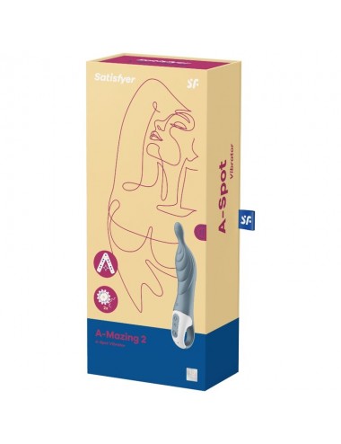VIBRATORE SATISFYER A-MAZING 2 A-SPOT - GRIGIO